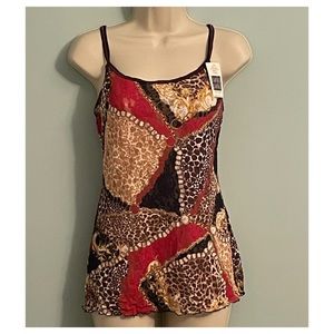 Hanky Panky Chain Lynx camisole and boyshort set